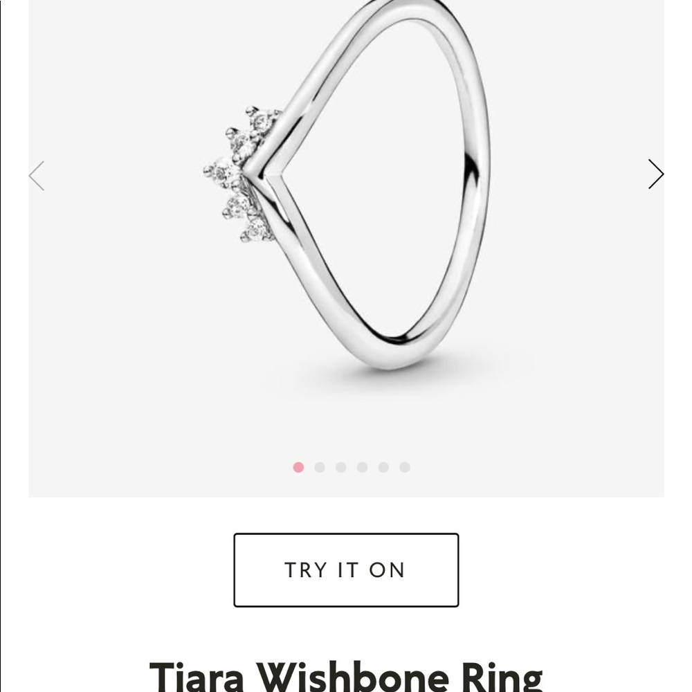 tiara wishbone ring